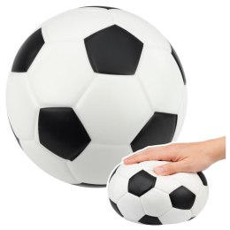 Piłka Nożna Piankowa Miękka Do Rzucania Kopania Czarno-Biała 20cm LEAN Toys