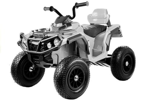 Quad na Akumulator BDM0906 Pompowane Koła Biały LEAN CARS