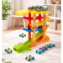 Tor Zjeżdżalnia Równoważnia Dla Autek Krokodyl 5 Poziomów LEAN Toys
