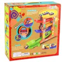 Tor Zjeżdżalnia Równoważnia Dla Autek Krokodyl 5 Poziomów LEAN Toys
