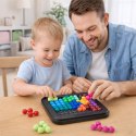 Układanka Logiczna Gra Zręcznościowa Łamigłówka Kolorowe Kuleczki LEAN Toys