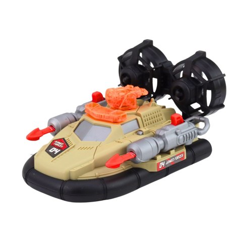 Zestaw Militarny Wojskowy Ciężarówka Czołg Poduszkowiec Żołnierz LEAN Toys