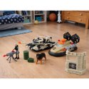 Zestaw Militarny Wojskowy Helikopter Czołg Poduszkowiec Żołnierz Baza LEAN Toys