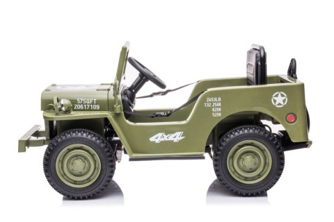 Auto Na Akumulator JH-103 Oliwkowa Zieleń 4x4 LEAN CARS