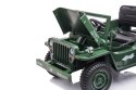 Auto Na Akumulator JH-103 Wojskowa Zieleń 4x4 LEAN CARS