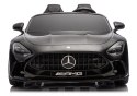 Auto Na Akumulator Mercedes GT63 AMG DK-GT63 24V LCD Cichy Silnik Czarny LEAN CARS