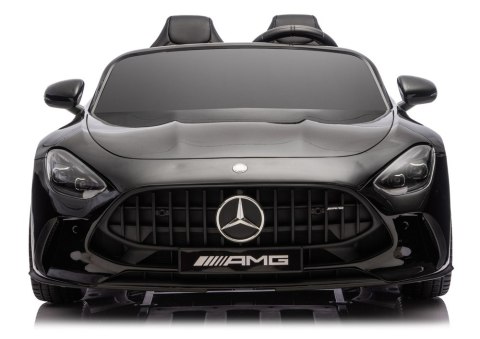 Auto Na Akumulator Mercedes GT63 AMG DK-GT63 24V LCD Cichy Silnik Czarny LEAN CARS
