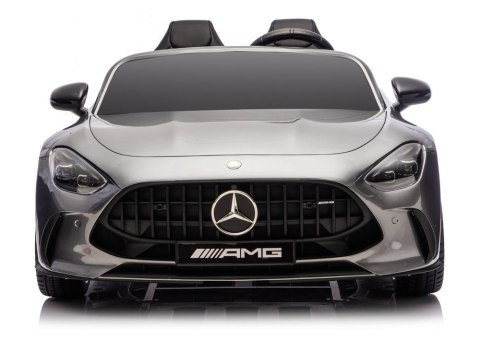 Auto Na Akumulator Mercedes GT63 AMG DK-GT63 24V LCD Cichy Silnik Szary LEAN CARS