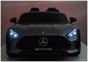 Auto Na Akumulator Mercedes GT63 AMG DK-GT63 24V LCD Cichy Silnik Szary LEAN CARS