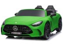 Auto Na Akumulator Mercedes GT63 AMG DK-GT63 24V LCD Matowy Zielony LEAN CARS