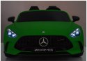 Auto Na Akumulator Mercedes GT63 AMG DKGT63 24V Cichy Silnik Matowy Zielony LEAN CARS