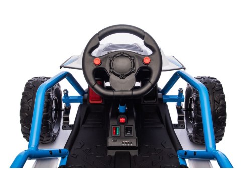 Pojazd Na Akumulator DM-107 24V7 DRIFT Cichy Silnik Niebieski LEAN CARS