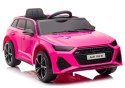 Pojazd na Akumulator Audi RS6 BRD-2118 Różowy LEAN CARS