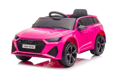 Pojazd na Akumulator Audi RS6 BRD-2118 Różowy LEAN CARS