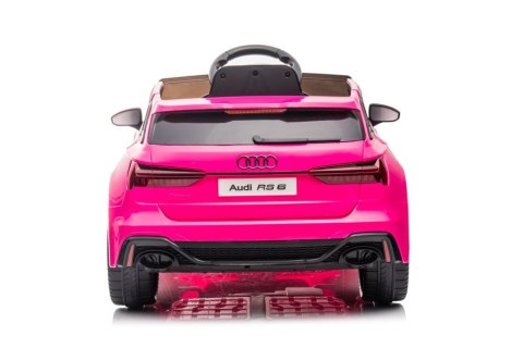 Pojazd na Akumulator Audi RS6 BRD-2118 Różowy LEAN CARS