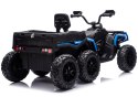 Quad Na Akumulator ATV 6 Kół Z Przyczepką JC606 24V 4x4 Niebieski LEAN CARS