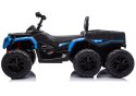 Quad Na Akumulator ATV 6 Kół Z Przyczepką JC606 24V 4x4 Niebieski LEAN CARS