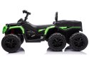Quad Na Akumulator ATV 6 Kół Z Przyczepką JC606 24V 4x4 Zielony LEAN CARS