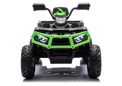 Quad Na Akumulator ATV 6 Kół Z Przyczepką JC606 24V 4x4 Zielony LEAN CARS