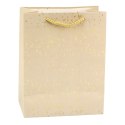 Torba Prezentowa Złote Zdobienia Elegancka 23 x 18 x10cm LEAN Toys