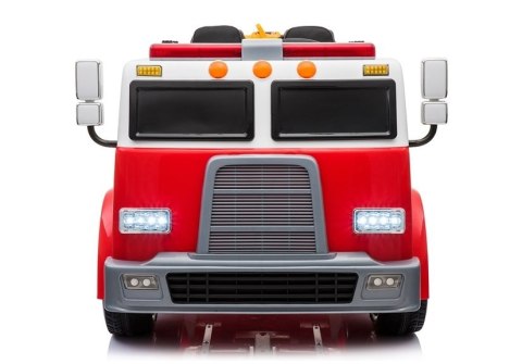 Wóz Strażacki na Akumulator Czerwony Dla Dzieci Pilot LL911 LEAN CARS
