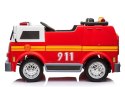 Wóz Strażacki na Akumulator Czerwony Dla Dzieci Pilot LL911 LEAN CARS