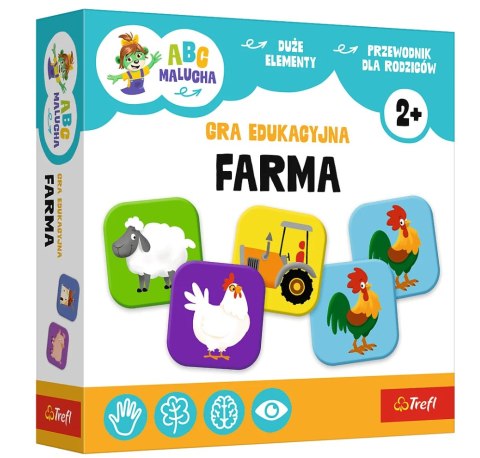 Gra edukacyjna Farma ABC Malucha Rodzina Treflików Trefl 02909 Trefl Gry