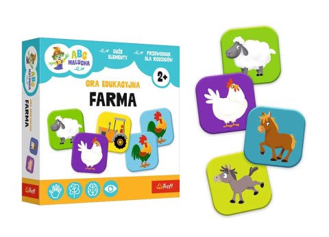 Gra edukacyjna Farma ABC Malucha Rodzina Treflików Trefl 02909 Trefl Gry
