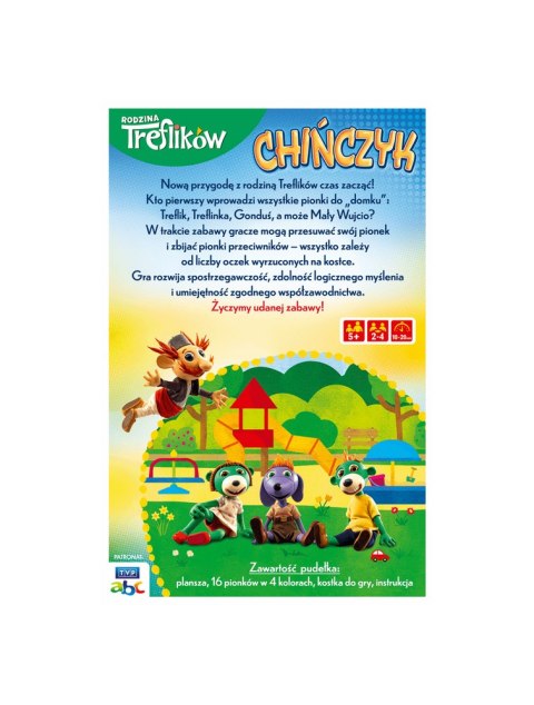 Gra planszowa Chińczyk Rodzina Treflików Trefl 02069 Trefl Gry
