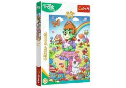Puzzle - 100 - Rodzina Treflików - Brokatowe Trefliki - Trefl 14833 Trefl Puzzle