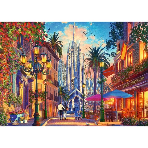 Puzzle - 1000 - Barcelona - Hiszpania - Trefl 10793 Trefl Puzzle