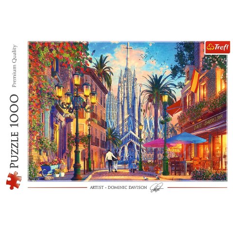 Puzzle - 1000 - Barcelona - Hiszpania - Trefl 10793 Trefl Puzzle