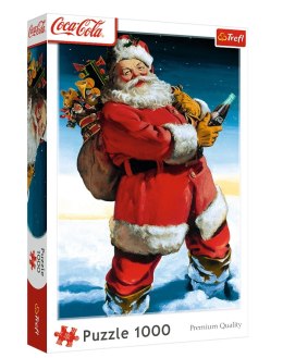 Puzzle - 1000 XMAS - Coca-Cola: Mikołaj na śniegu - Trefl 10923 Trefl Puzzle