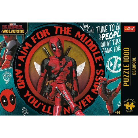 Puzzle - 1000 Premium Plus - Marvela Deadpool - Trefl 10835 Trefl Puzzle