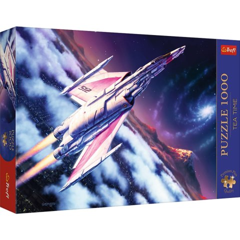 Puzzle - 1000 Premium Plus - Tea Time: Lot w kosmos - Trefl 12075 Trefl Puzzle