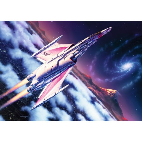 Puzzle - 1000 Premium Plus - Tea Time: Lot w kosmos - Trefl 12075 Trefl Puzzle