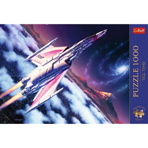 Puzzle - 1000 Premium Plus - Tea Time: Lot w kosmos - Trefl 12075 Trefl Puzzle