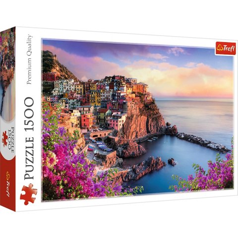 Puzzle - 1500 - Widok na miasteczko Manarola - Trefl 26137 Trefl Puzzle