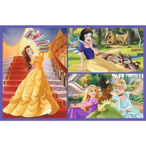Puzzle - 2x70 - Bajkowe dni - Disney Princess - Trefl 34440 Trefl Puzzle