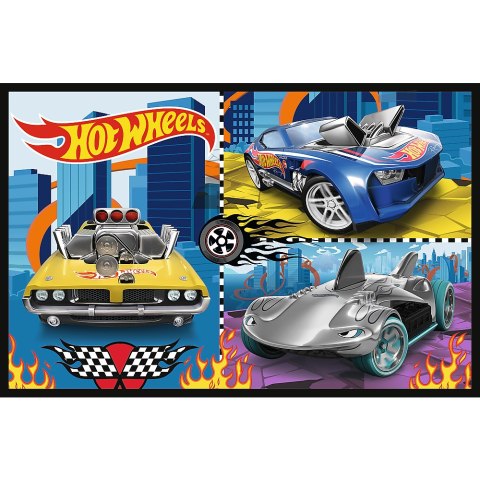Puzzle - 2x70 - Samochodziki - Hot Wheels - Trefl 34442 Trefl Puzzle