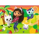 Puzzle - 20 miniMaxi - Kolorowy dzień Gabi - Koci Domek Gabi - Trefl 56041 Trefl Puzzle
