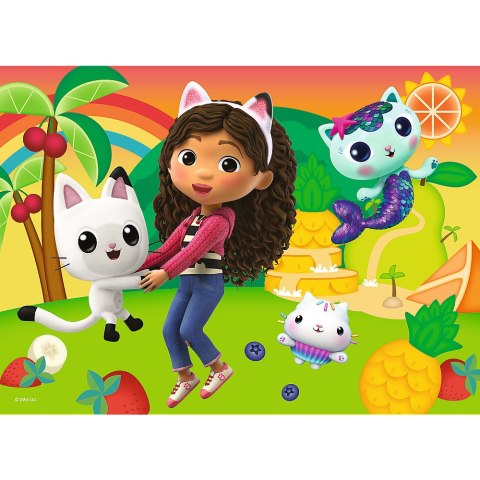 Puzzle - 20 miniMaxi - Kolorowy dzień Gabi - Koci Domek Gabi - Trefl 56041 Trefl Puzzle