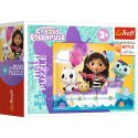 Puzzle - 20 miniMaxi - Kolorowy dzień Gabi - Koci Domek Gabi - Trefl 56041 Trefl Puzzle