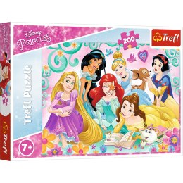 Puzzle - 200 - Radosny świat księżniczek - Disney Princess - Trefl 13268 Trefl Puzzle
