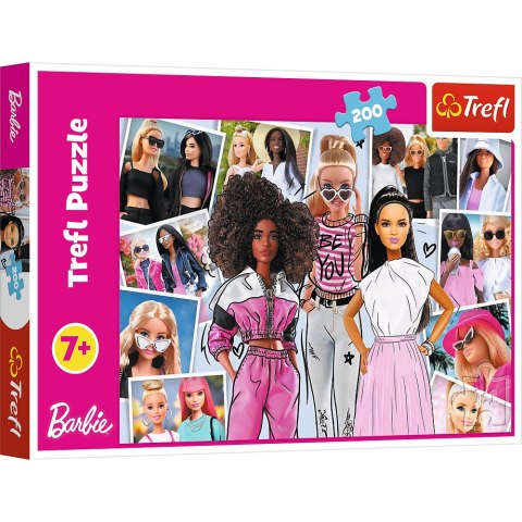 Puzzle - 200 - W świecie Barbie - Trefl 13301 Trefl Puzzle