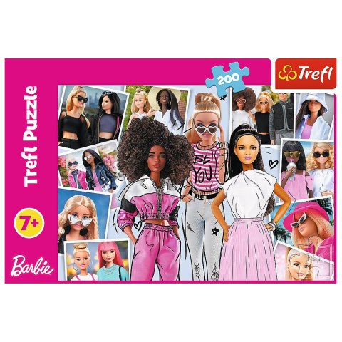 Puzzle - 200 - W świecie Barbie - Trefl 13301 Trefl Puzzle