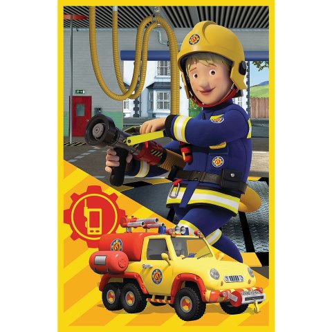 Puzzle - 3x50 - Ekipa z remizy - Strażak Sam - Trefl 34880 Trefl Puzzle