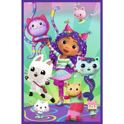 Puzzle - 3x80 - Kolorowe dni Gabby - Koci Domek Gabi - Trefl 34882 Trefl Puzzle