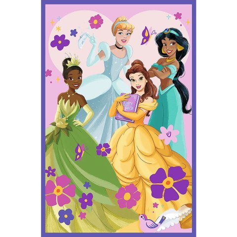 Puzzle - 3x80 - Księżniczki przyjaciółki - Disney Princess - Trefl 34884 Trefl Puzzle