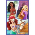 Puzzle - 3x80 - Księżniczki przyjaciółki - Disney Princess - Trefl 34884 Trefl Puzzle